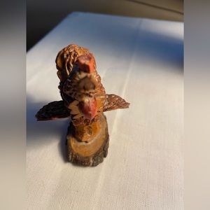 Vintage Folk Art Peach Pit Roaster